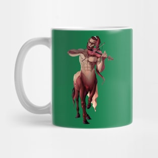 faun playing violin Mug